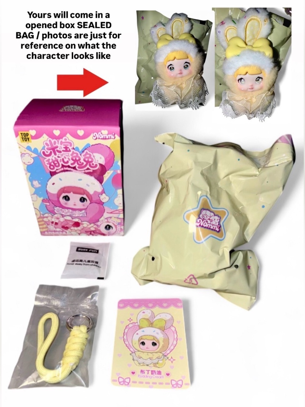 🌼 New Confirmed Pudding Cream – Nommi Sweetheart Bunny Series 🍮